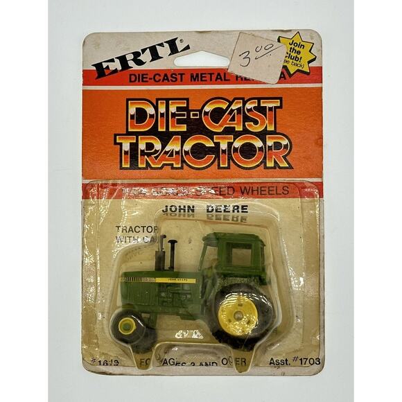 Vintage ERTL 1/64 John Deere 40 Series Die-Cast Tractor #1619 Asst #1703 - Picture 1 of 4